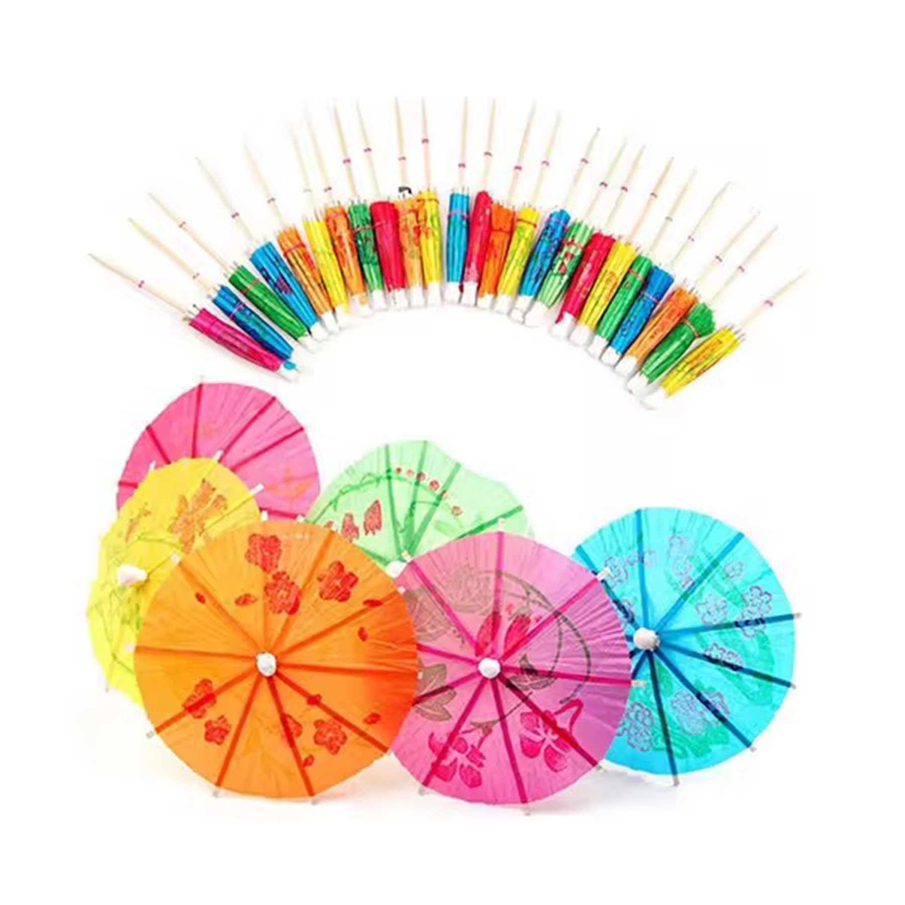 Personalized 4-Inch Cocktail Umbrella Picks 2