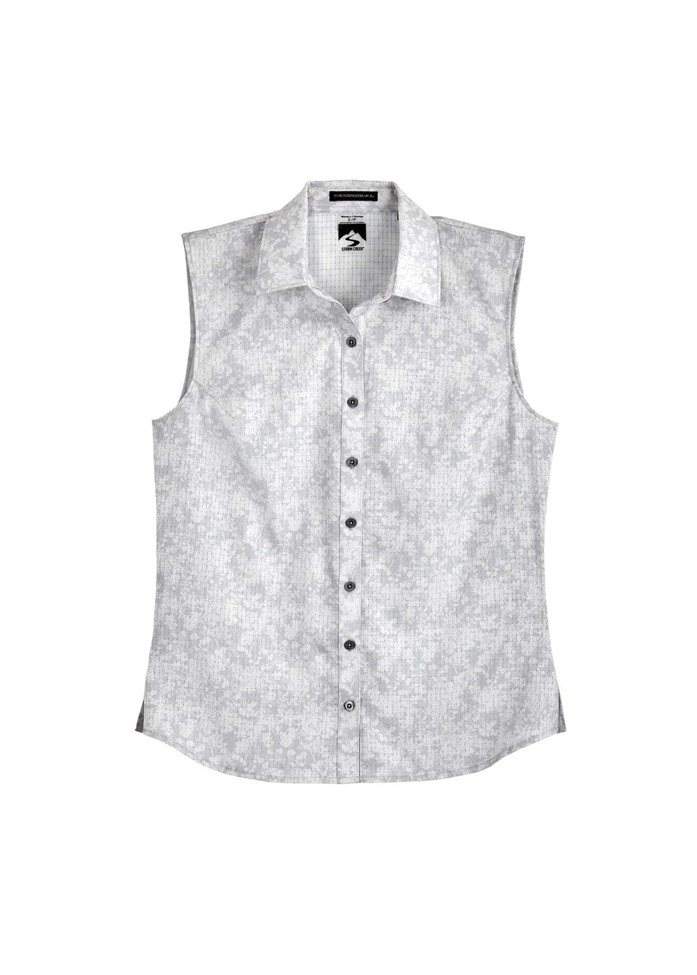 Storm Creek Women's Enthusiast 4-Way Stretch Printed Sleeveless Outdoor Shirt