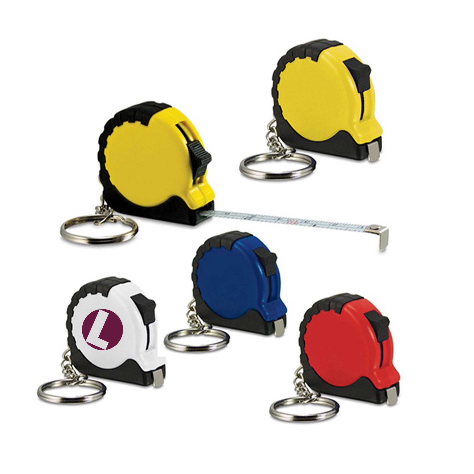 Pocket Size Tape Measure with Keychain 1