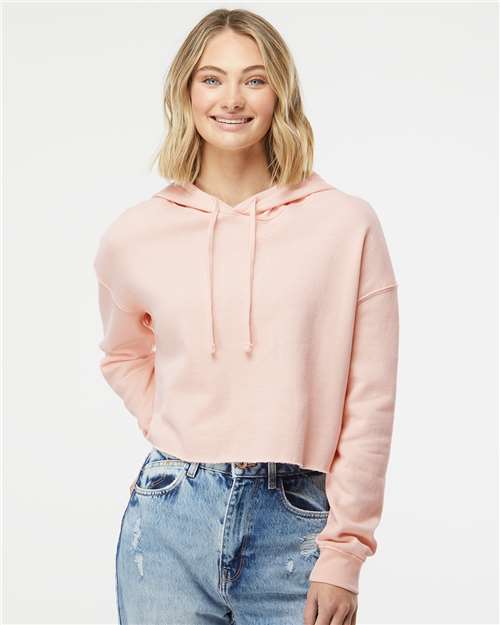 Women's Lightweight Crop Hooded Sweatshirt - AFX64CRP 30