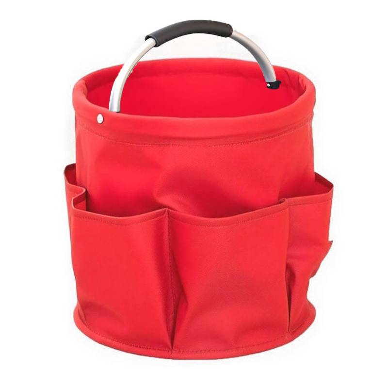 Foldable Oxford Bucket W/ 6 Pockets 2