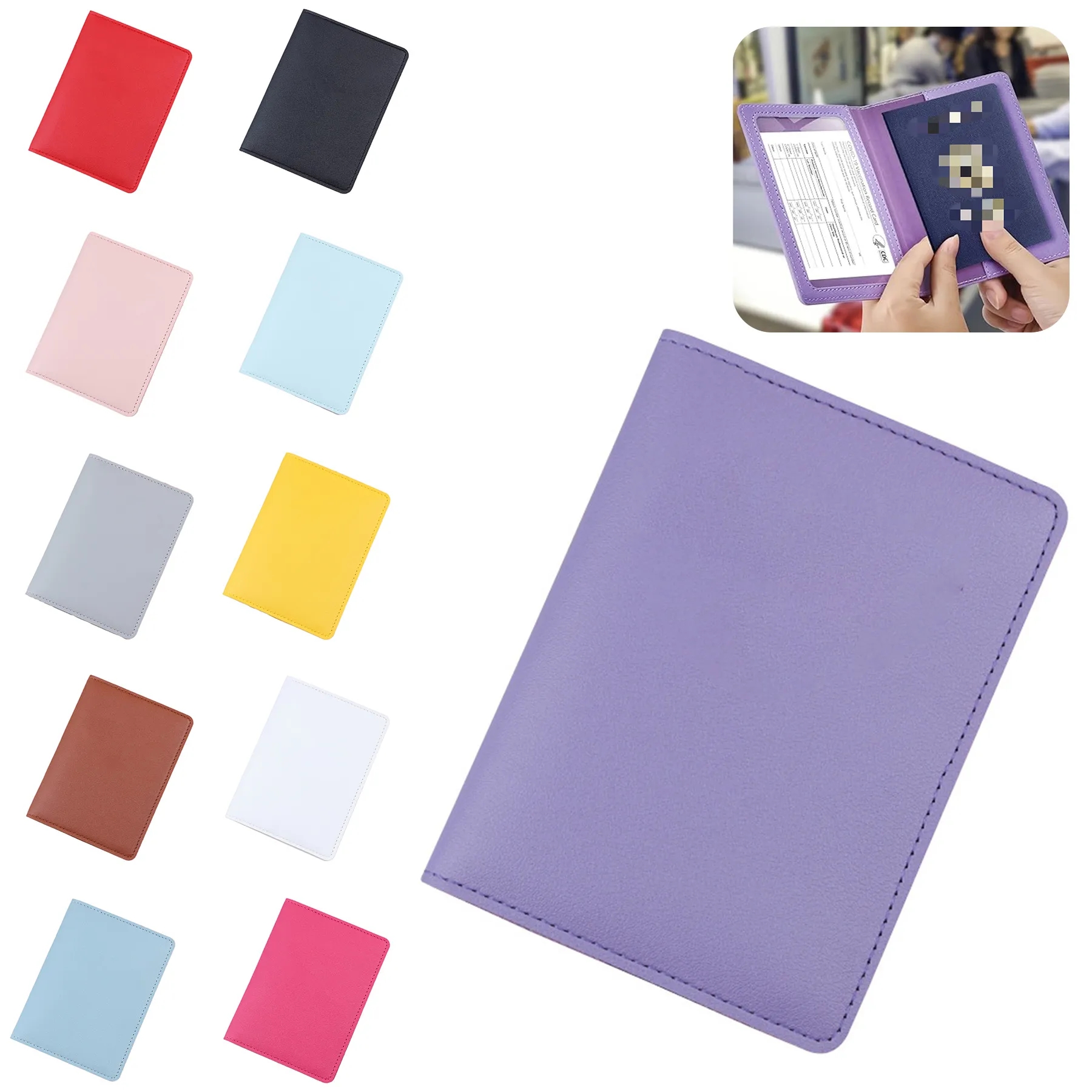 Passport and Vaccine Card Holder Cover Combo 2