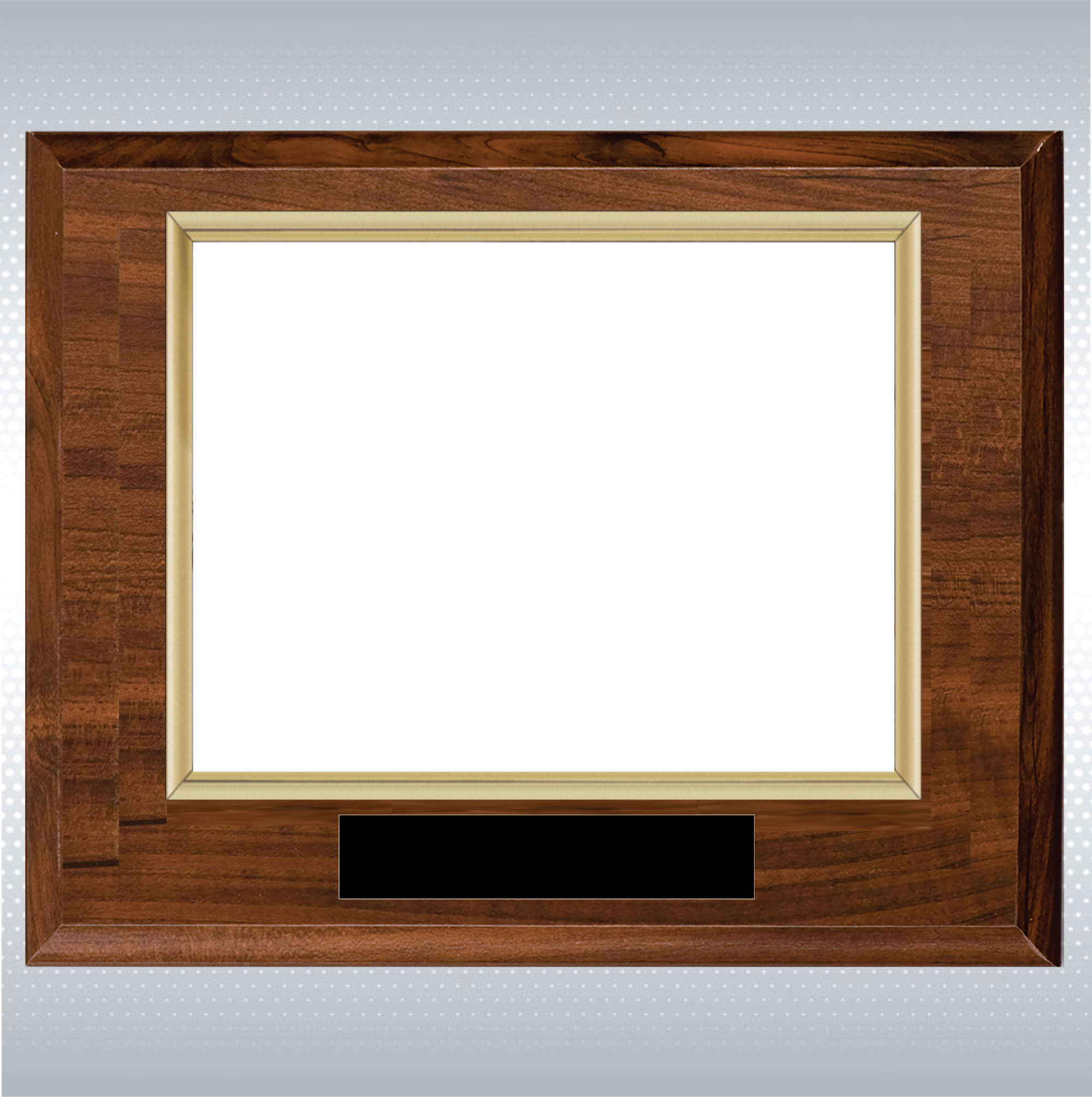 Cherry Finish Certificate Plaque 8