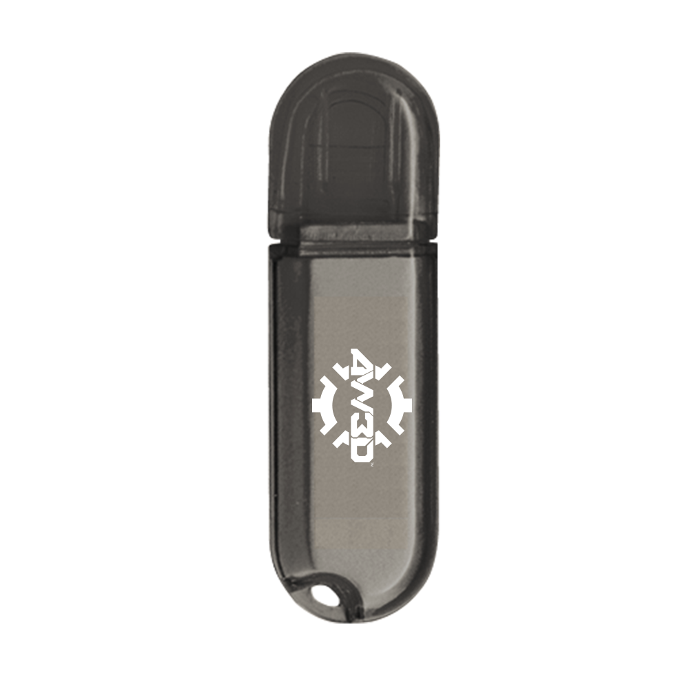 Glendale Black Translucent Oval USB 7