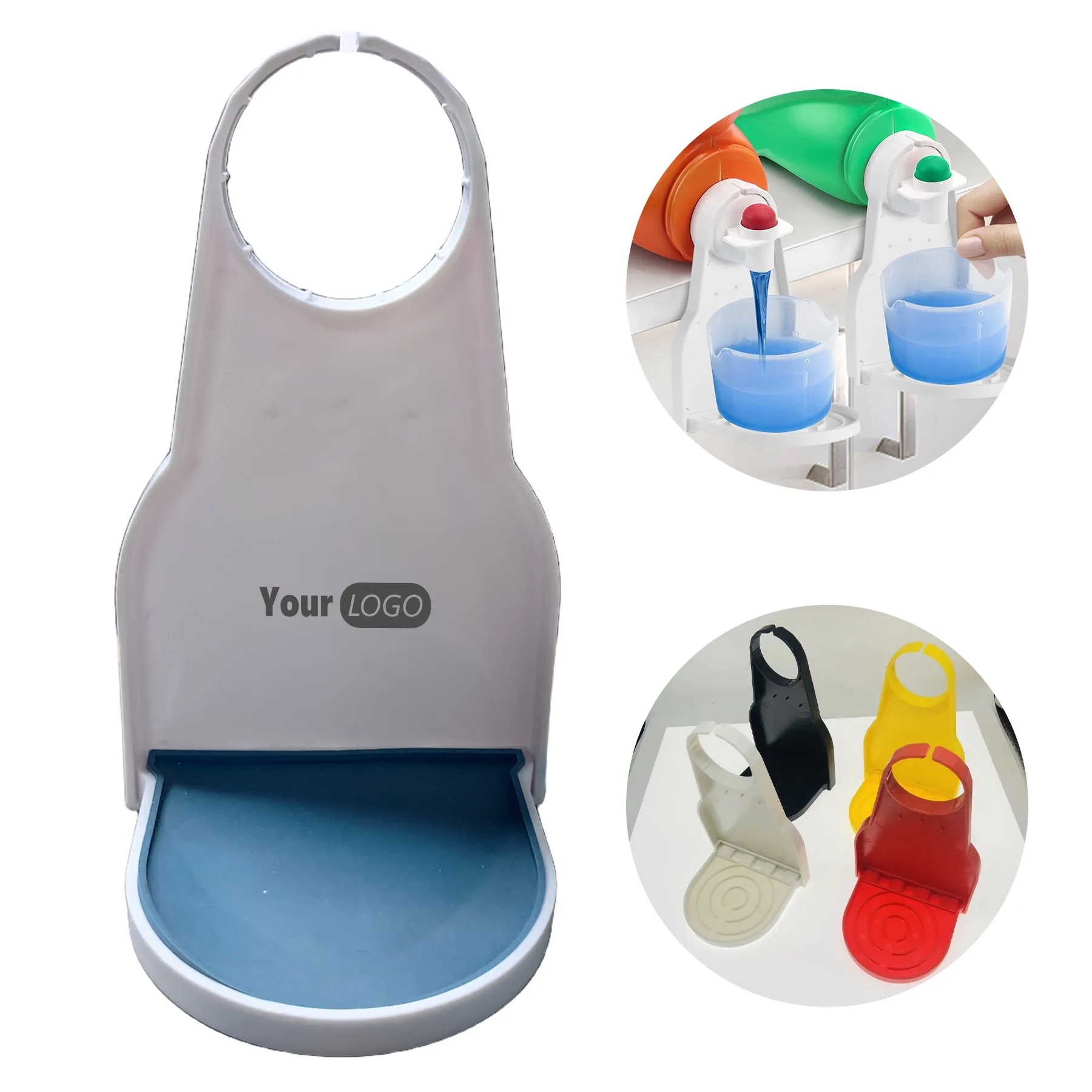 Plastic Laundry Liquid Fixing Bracket Cup Holder 6