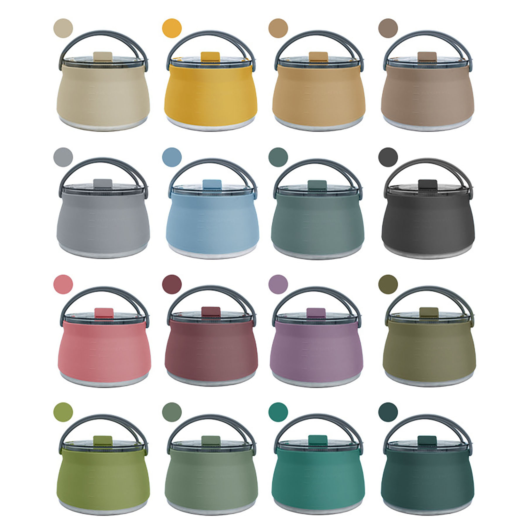 1L Collapsible Silicone Cooking Kettle 4