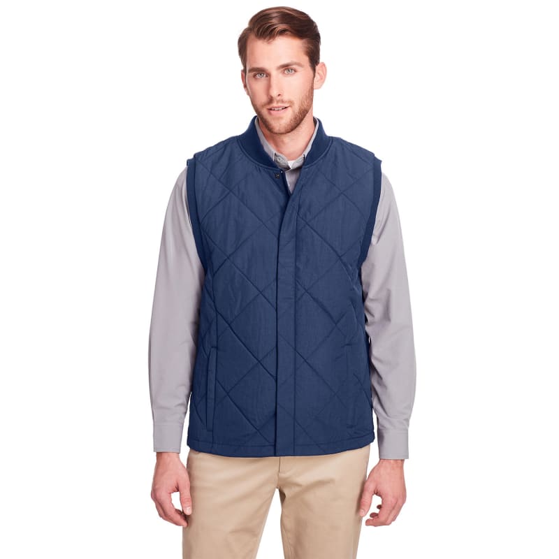 UltraClub Men's Dawson Quilted Hacking Vest 7