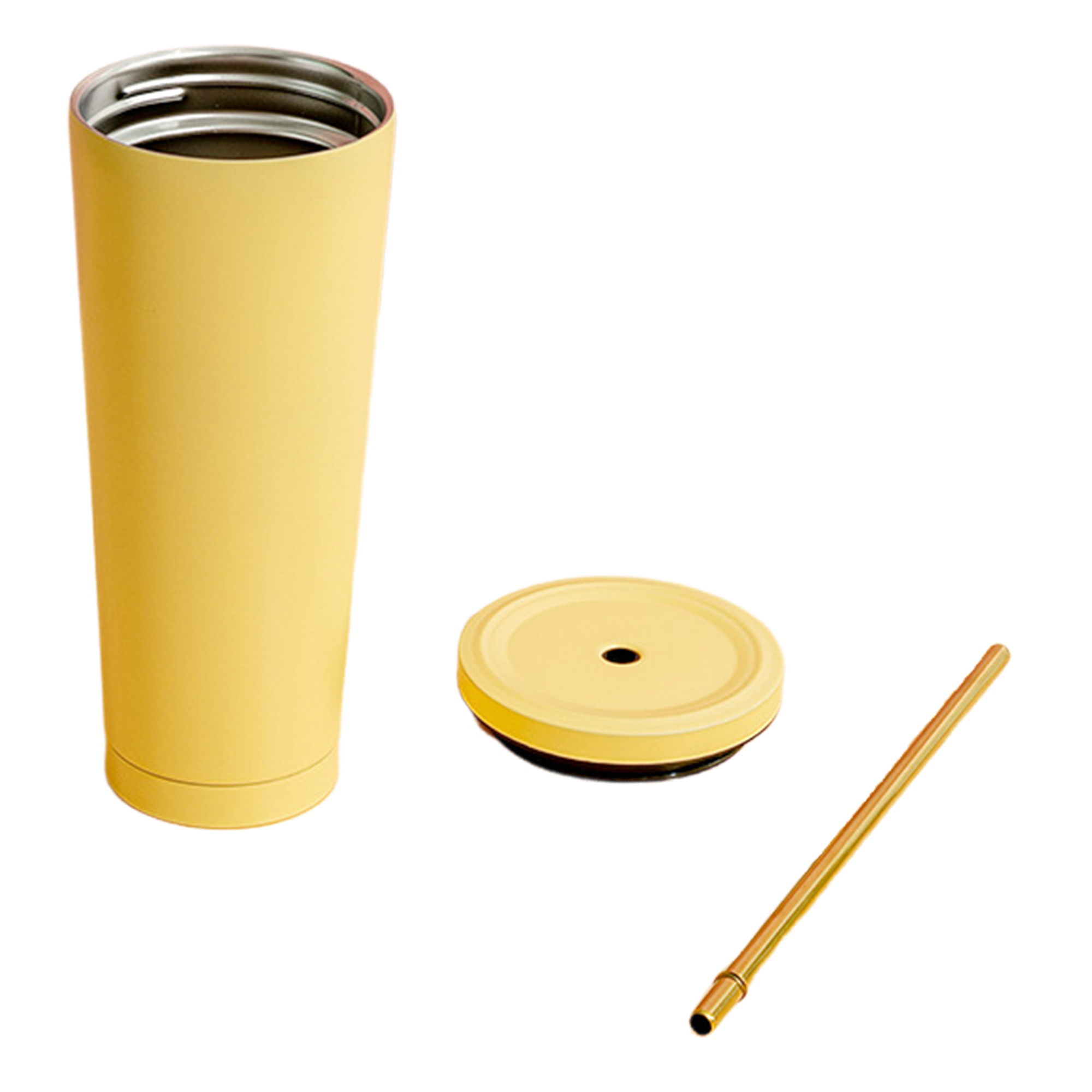 25 oz Steel Thermos Cup with Lid and Straw 1