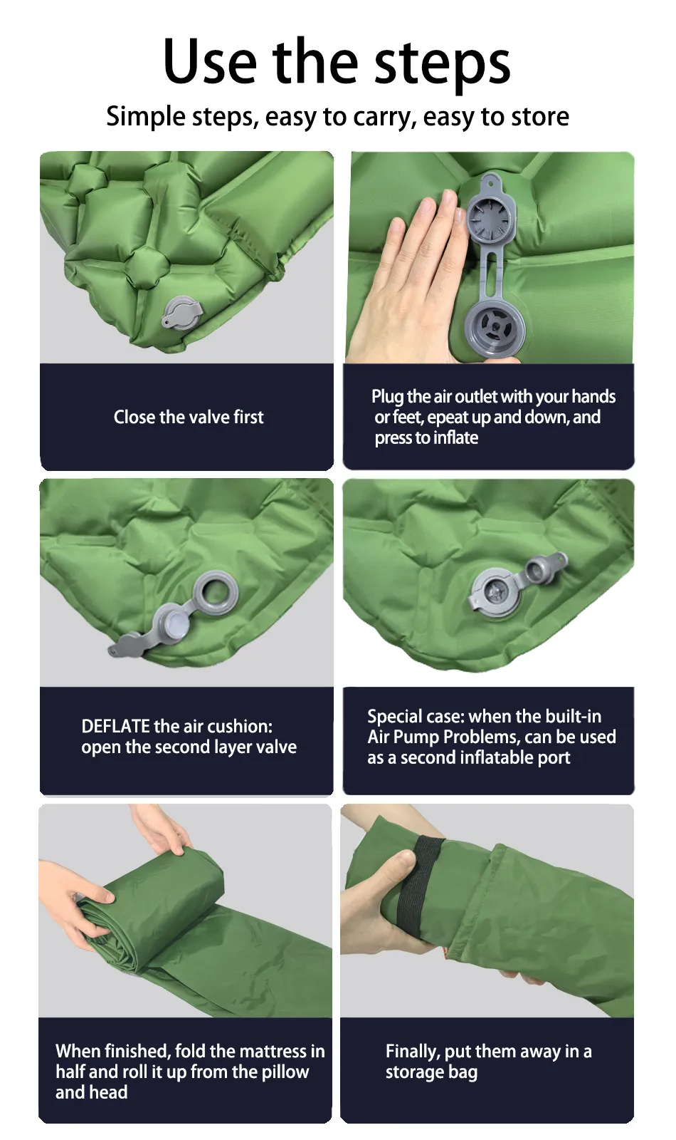 Ultra-Light Portable Pentagon Moisture-Proof Mat 3