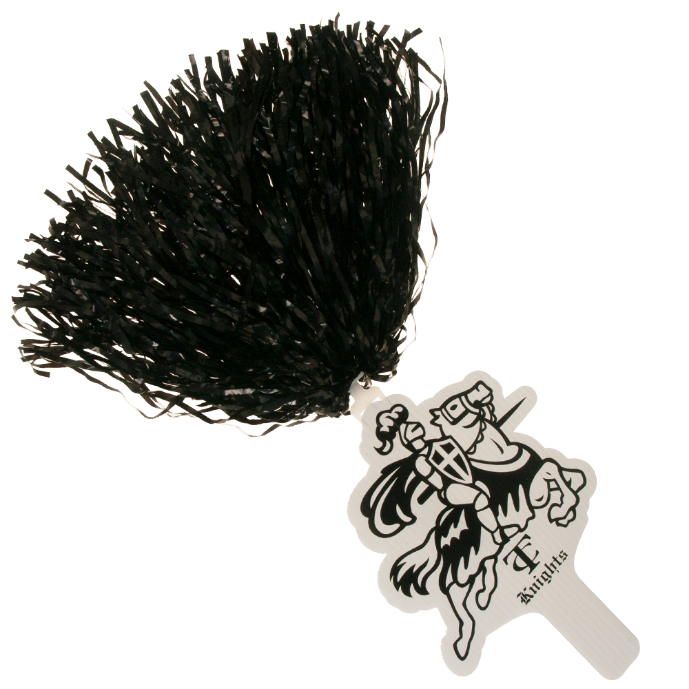 Knight Mascot Hand Fan, Screen Printed 29