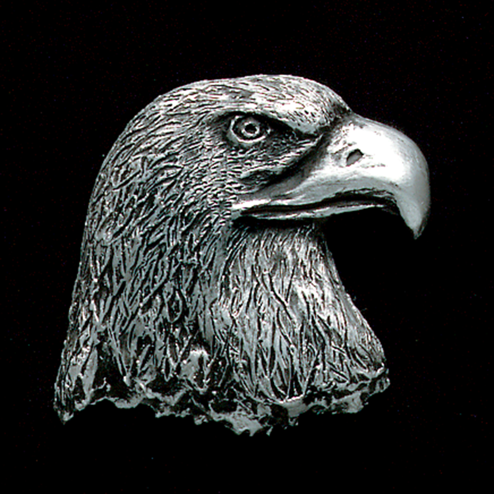 Eagle Head Pewter Accent 5