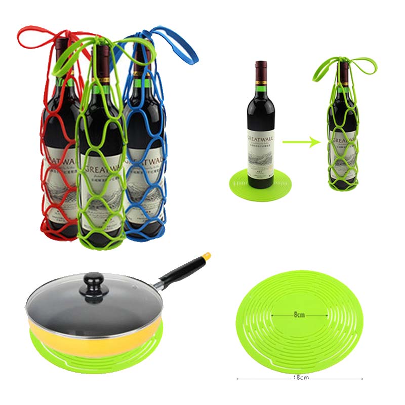 Collapsible Silica Gel Bottle Carrier 2