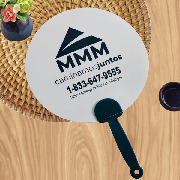 Custom Plastic Hand Fan 1