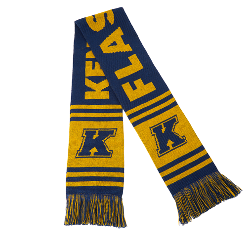 Custom Circular Knit Acrylic Scarf with Tassel - 57"x6.7" 3