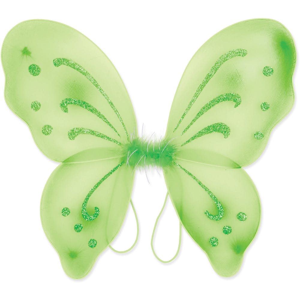 Nylon Fairy Wings - Light Green 2