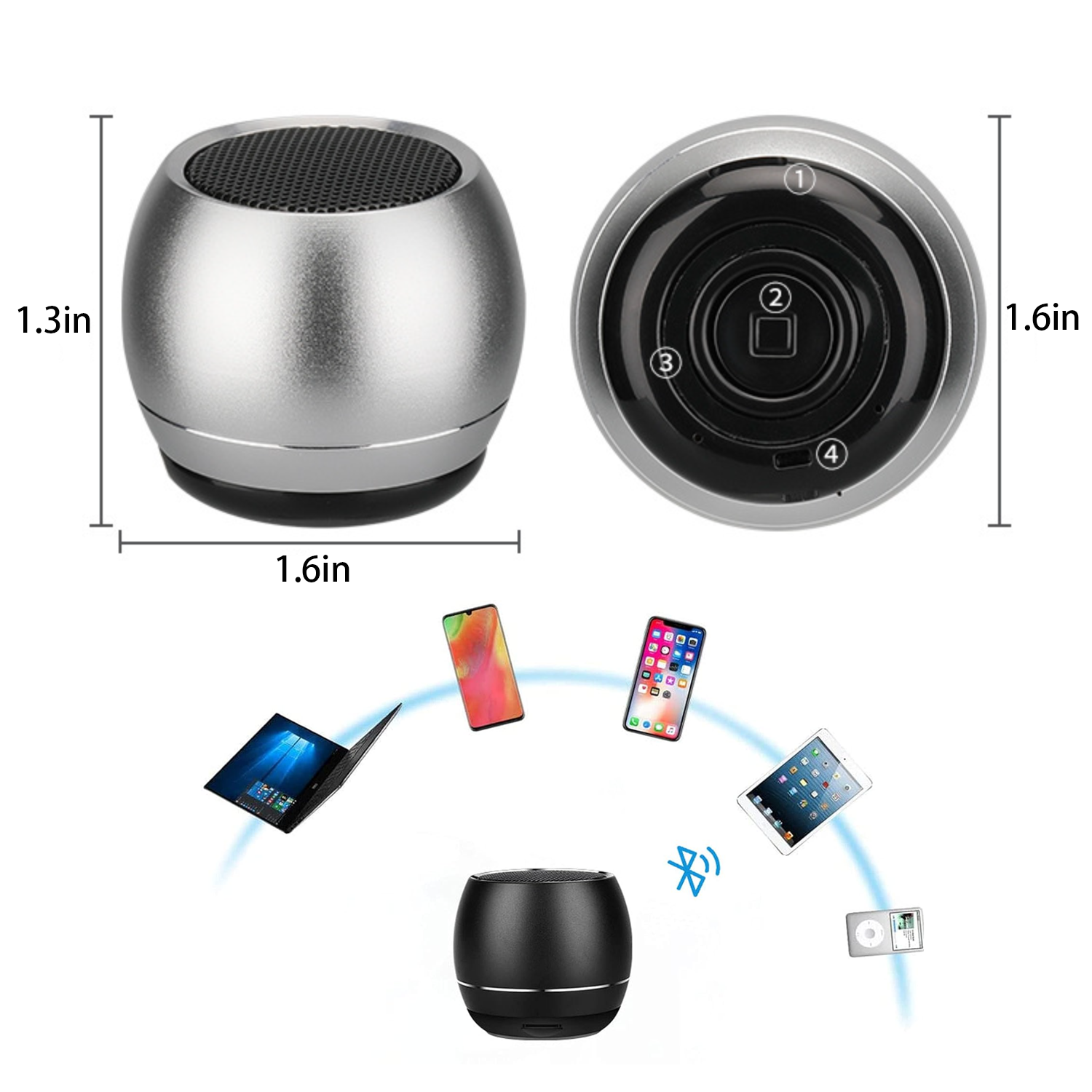 Mini metal Bluetooth speaker 2