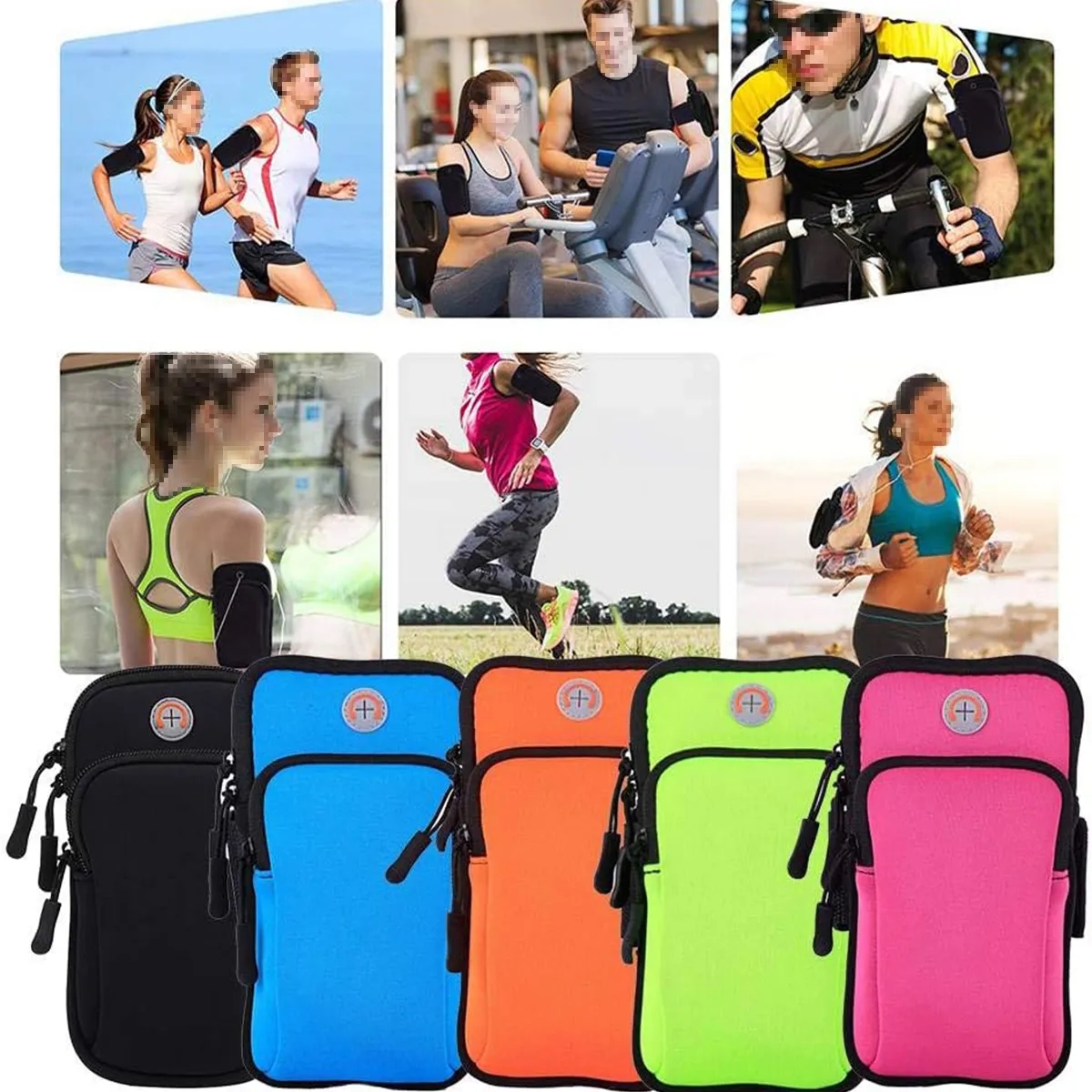 Fitness Arm Band Outdoor Sports Arm Storage Pouch Running 1