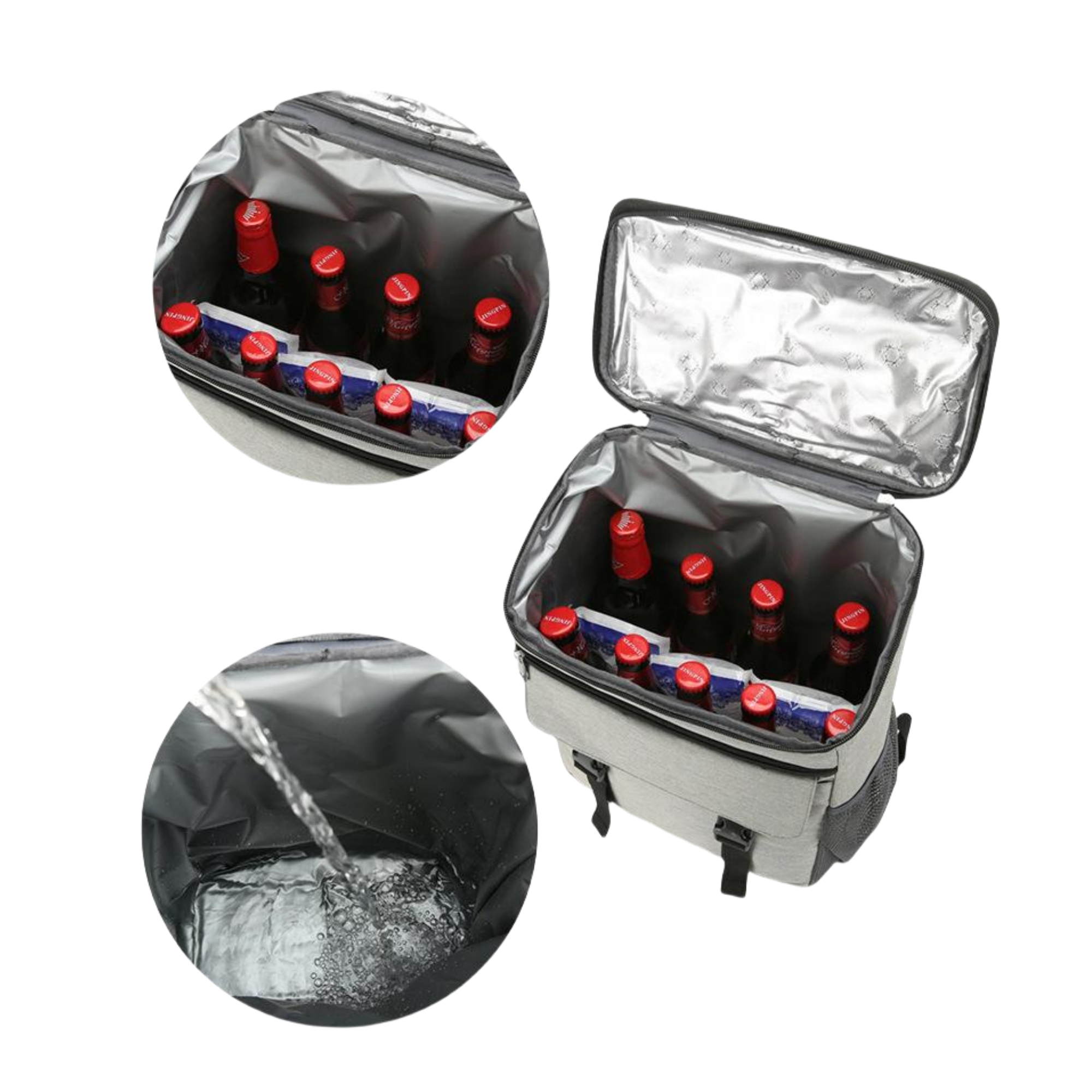 MOQ10 Oxford Insulated Backpack Cooler 3