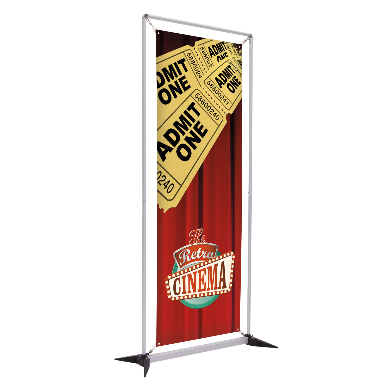 3' FrameWorx Banner Display Kit (Single-Sided, No-Curl Opaque Fabric) 3