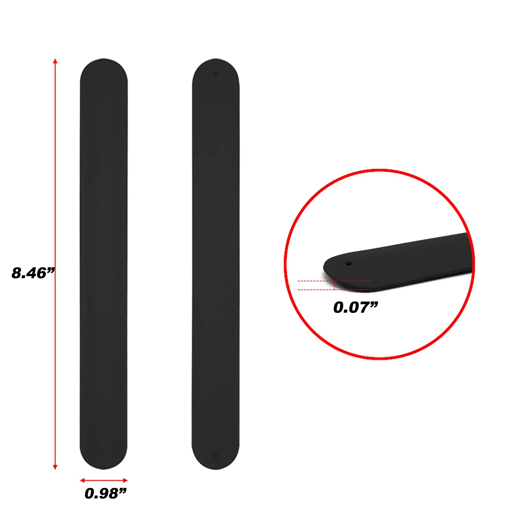 Extra Long Silicone Wrist Band Flexible Snap Bracelet 1