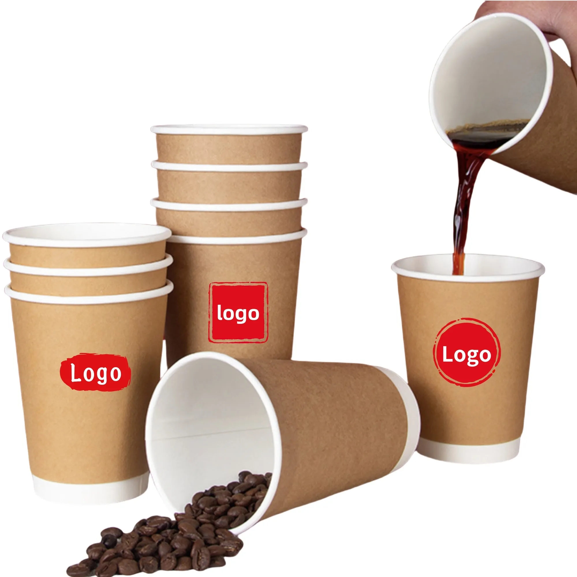 Disposable Double-Layer Paper Cup - Event Promo Essential