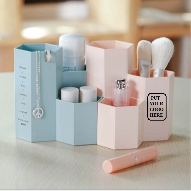 Hexagon Plastic Desk Organizer 2