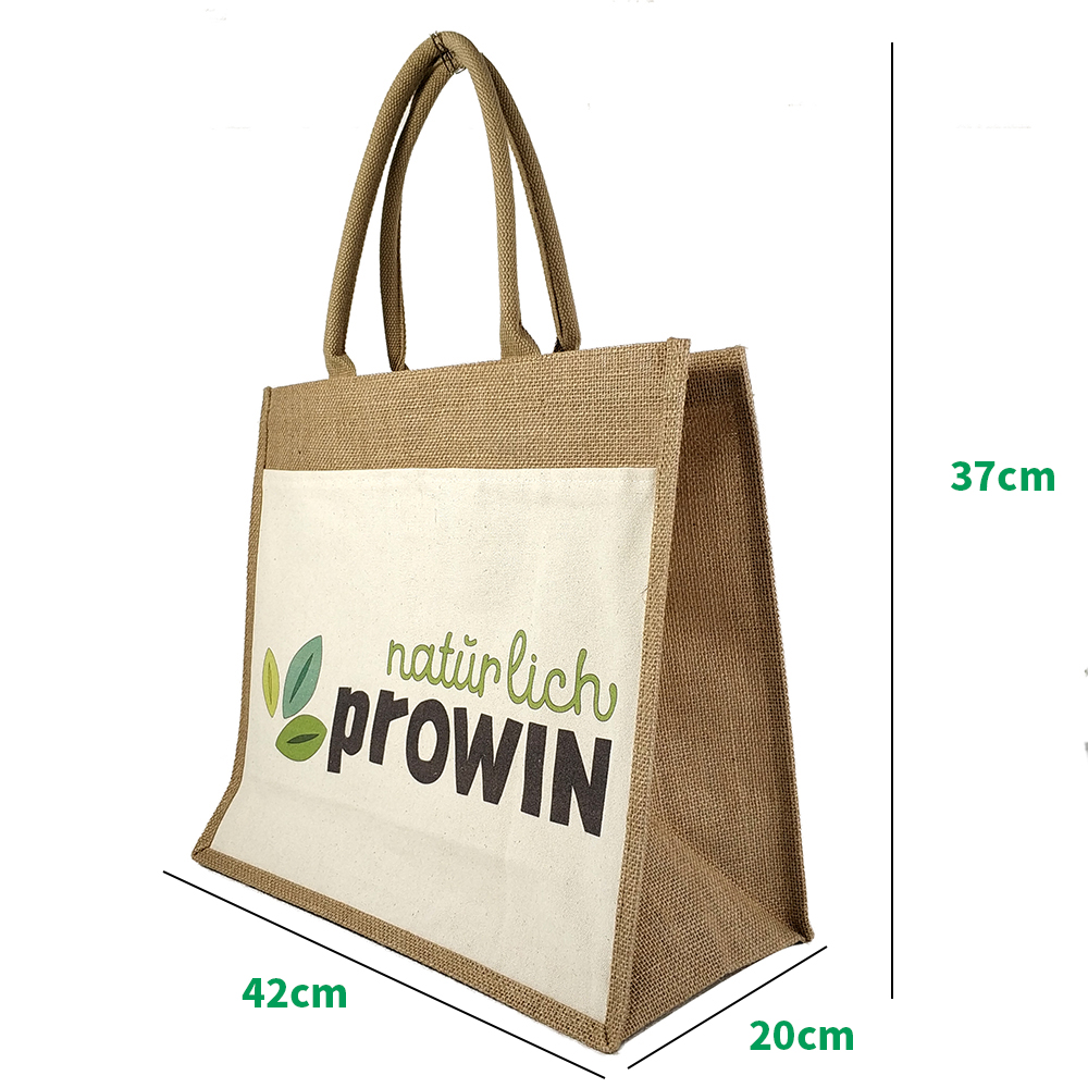 Eco Reusable Shopping Tote Bag, custom tote bag with logo imprint 2