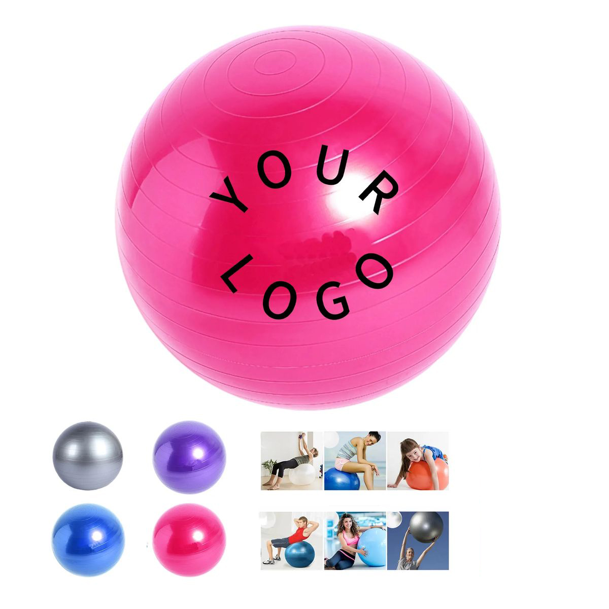 Large Yoga Ball 25.6 Inches for Training 2