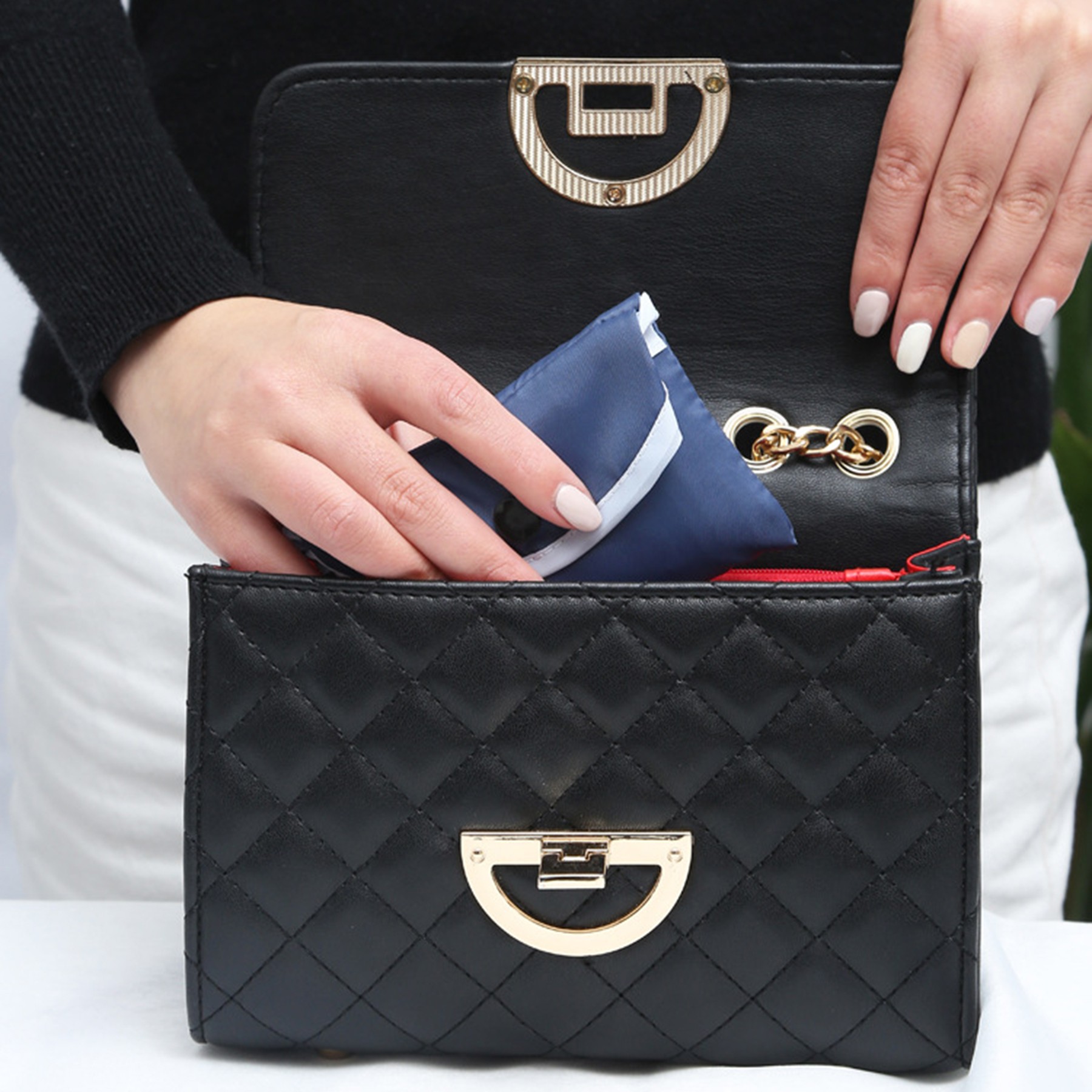 Polyester Folding Shopping Tote Bag 6