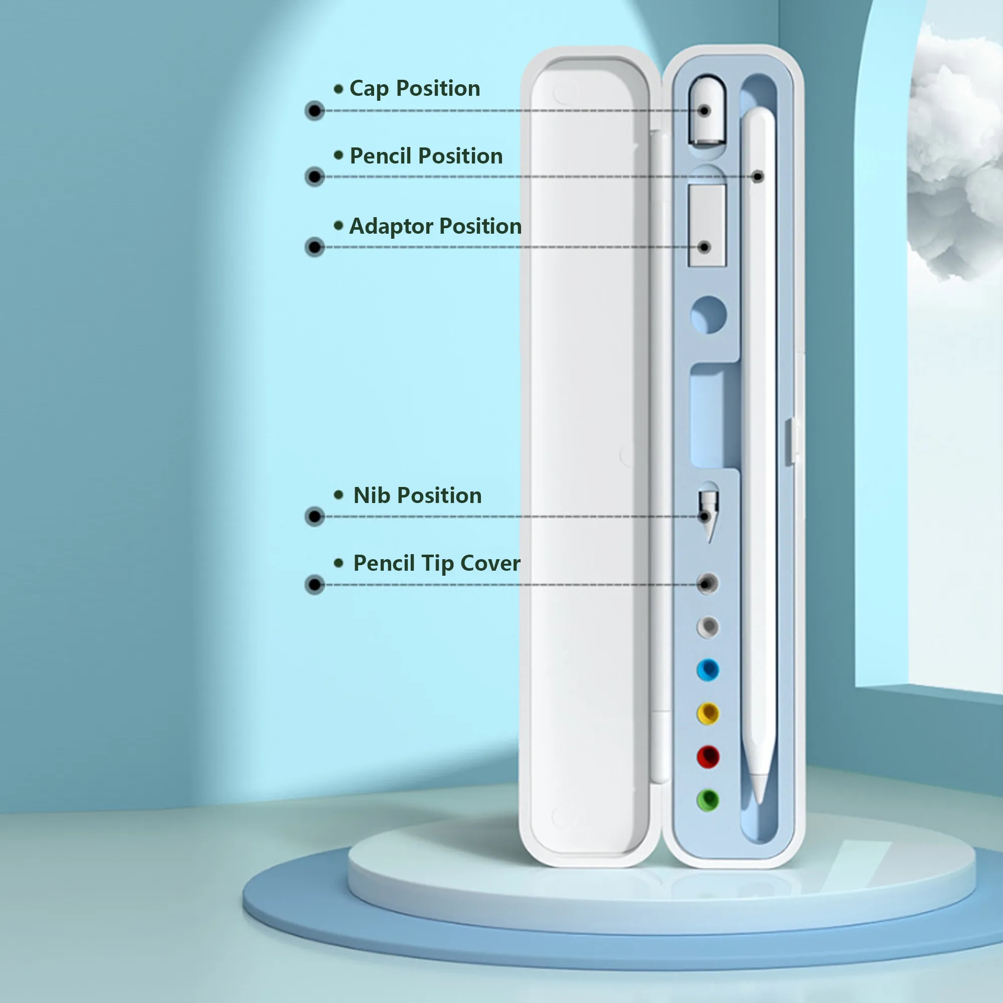 Universal Capacitive Stylus Pen Holder 1