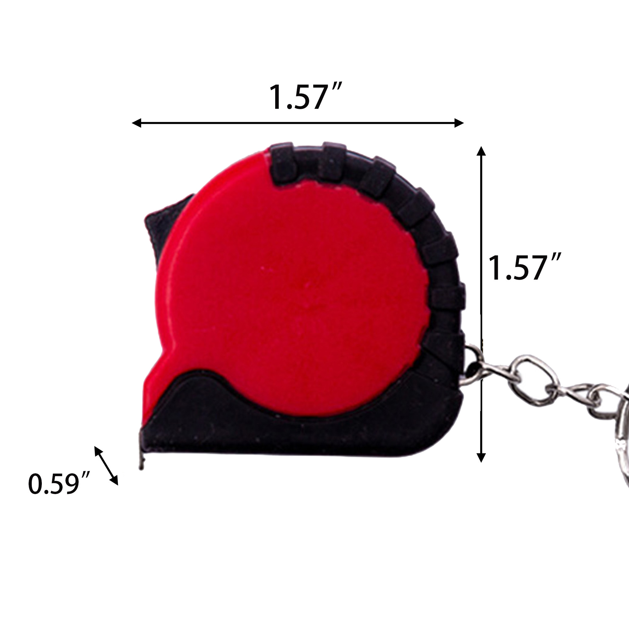 Multicolor Keychain Retractable Tape Measures 2