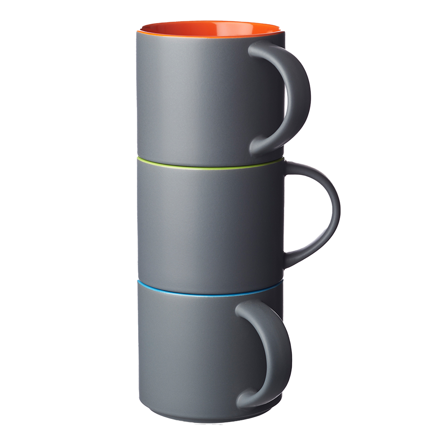 Stackable Matte Finish Ceramic Mug, 16 oz. 5