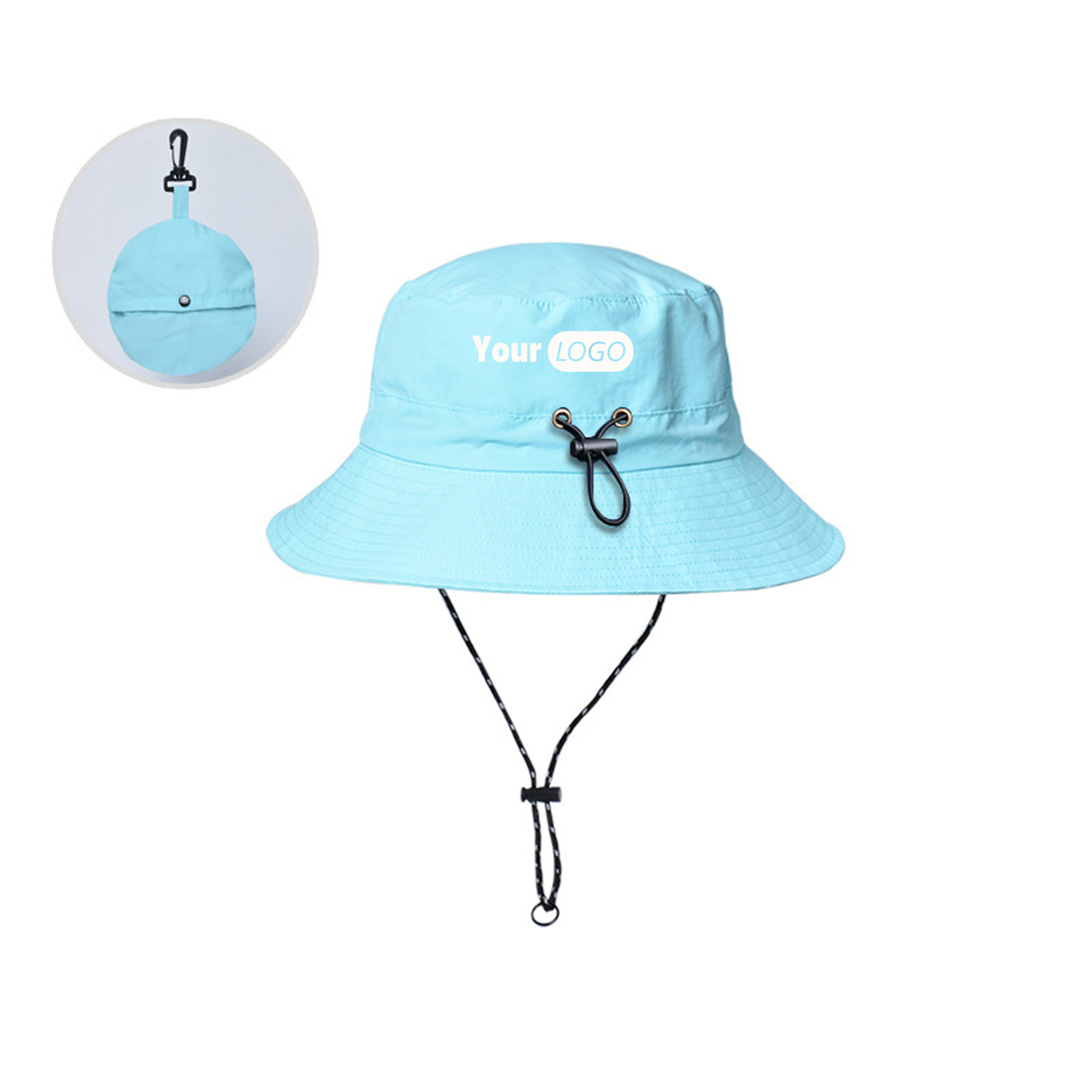 Adjustable Wide Brim Bucket Hat 7