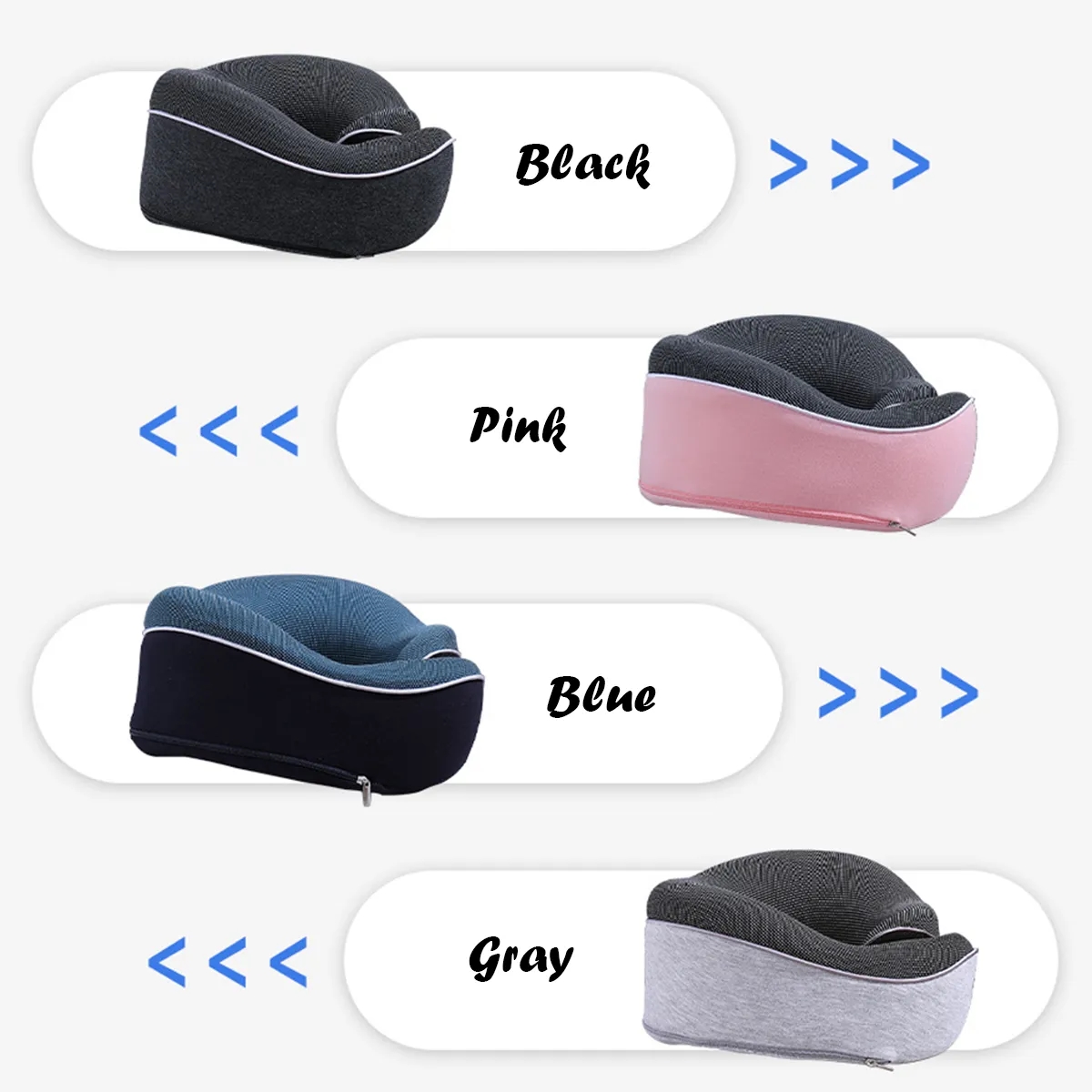 Memory Foam Travel Neck Chin Support Pillow 4