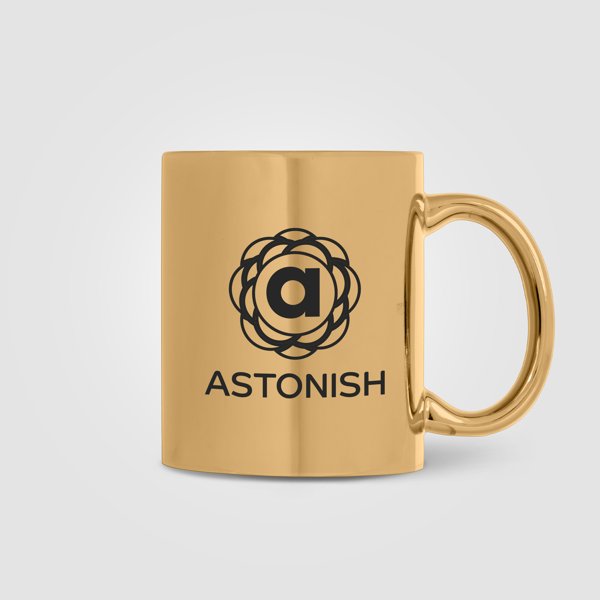 Deco - 11 oz. Metallic Ceramic Mug 2