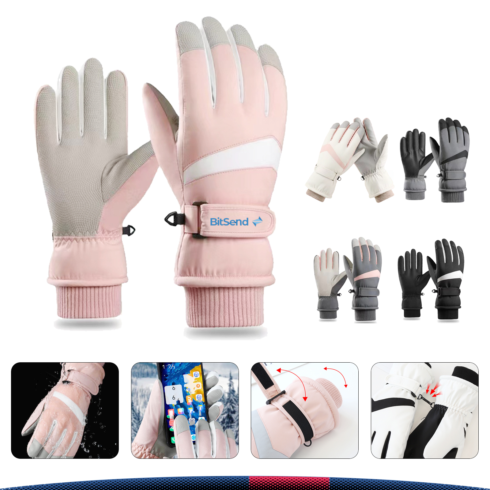 Warm Ski Gloves 3