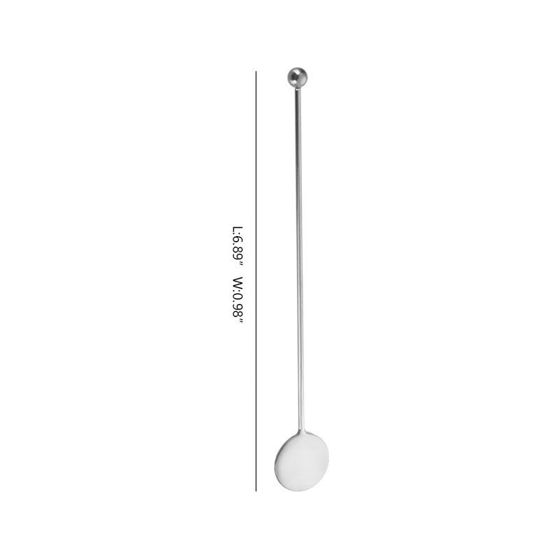 Custom Stainless Steel Cocktails Coffee Stirring Rod 2
