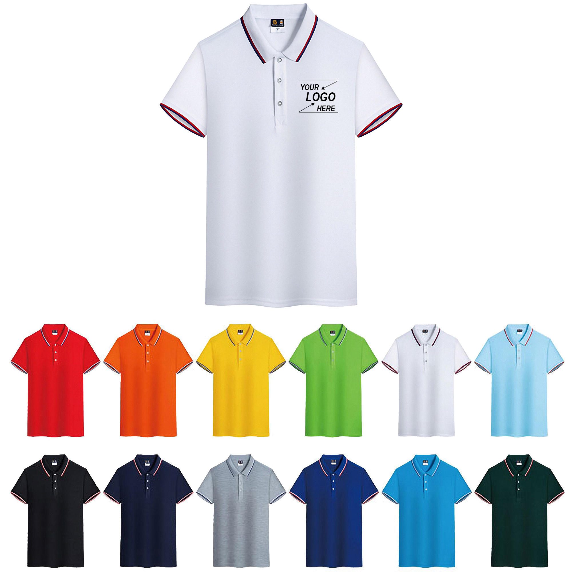 Unisex Short Sleeve Golf Polo 5