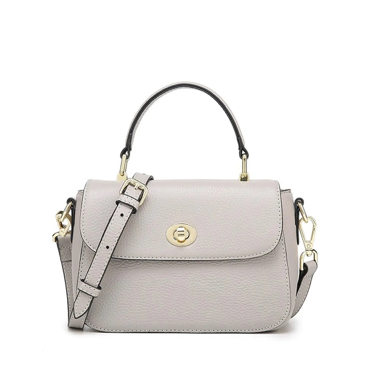 Genuine Leather Small Square Bag 4