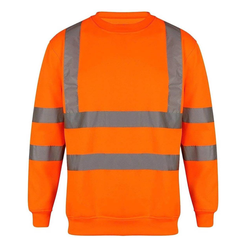 VISIPRO Reflective Safety Sweatshirt with Bands & Brace - 6