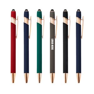 Rose Gold Metal Pen With Styluses 19