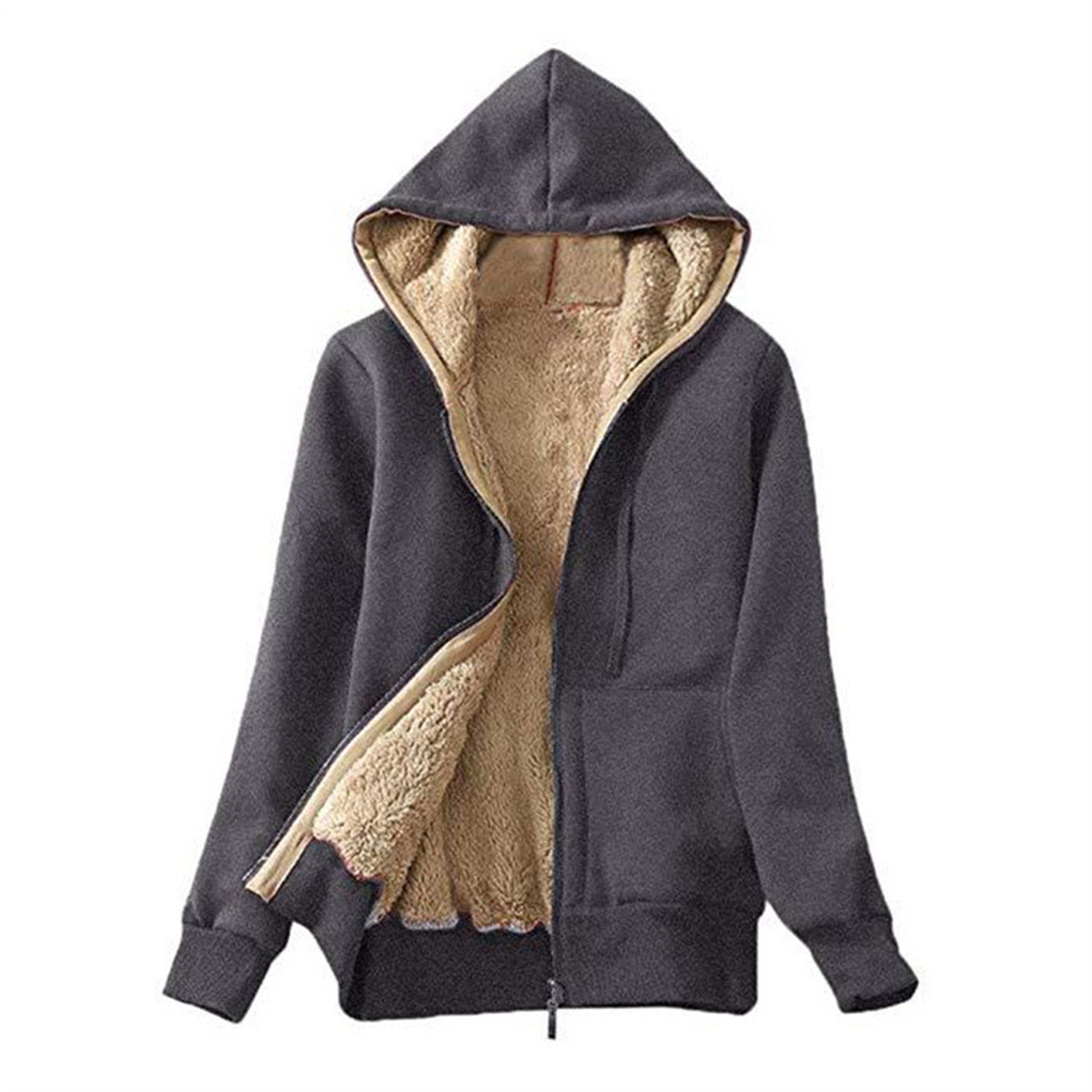 Sherpa-Lined Pullover Hoodie Sweatshirt, custom hoodie or sweatshirt with logo imprint 6