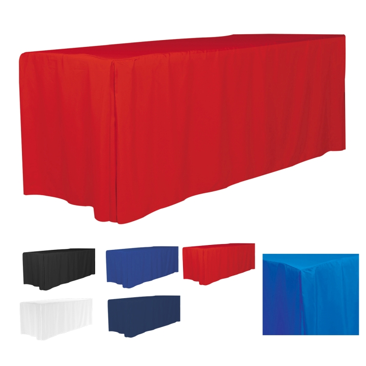"Omaha Six" 4-Sided Fitted Style Table Covers & Table Throws (One Color Print) / Fits 6 ft Table 16