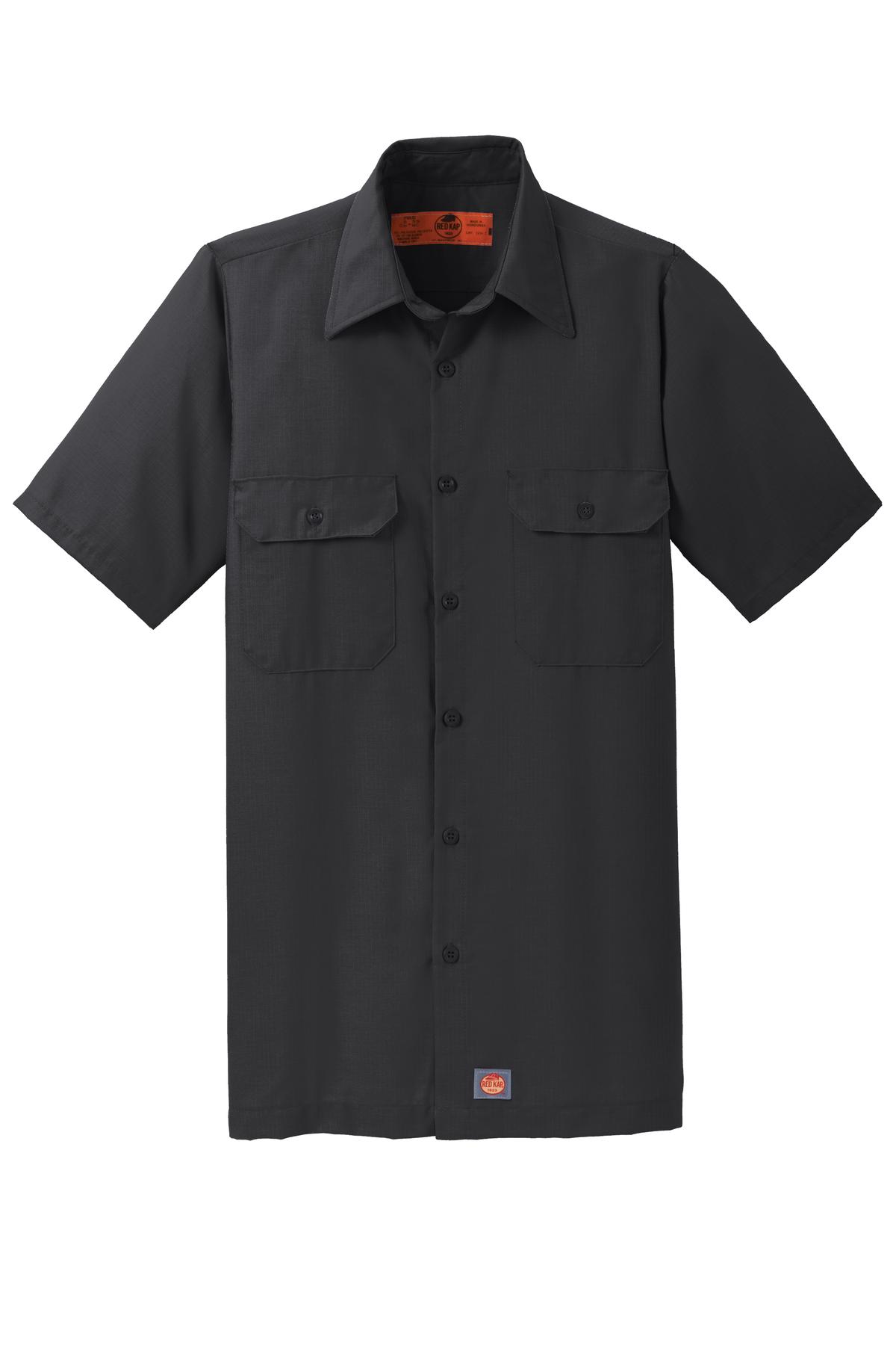 Red Kap Short Sleeve Solid Ripstop Shirt. SY60 21