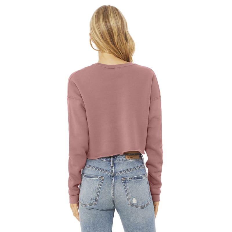 Bella + Canvas Ladies' Cropped Fleece Crew 3