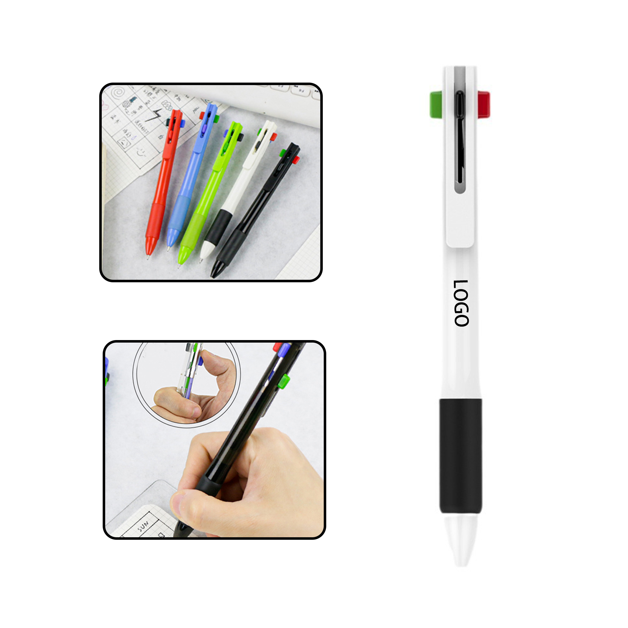 Multi-Color Retractable Pen 2