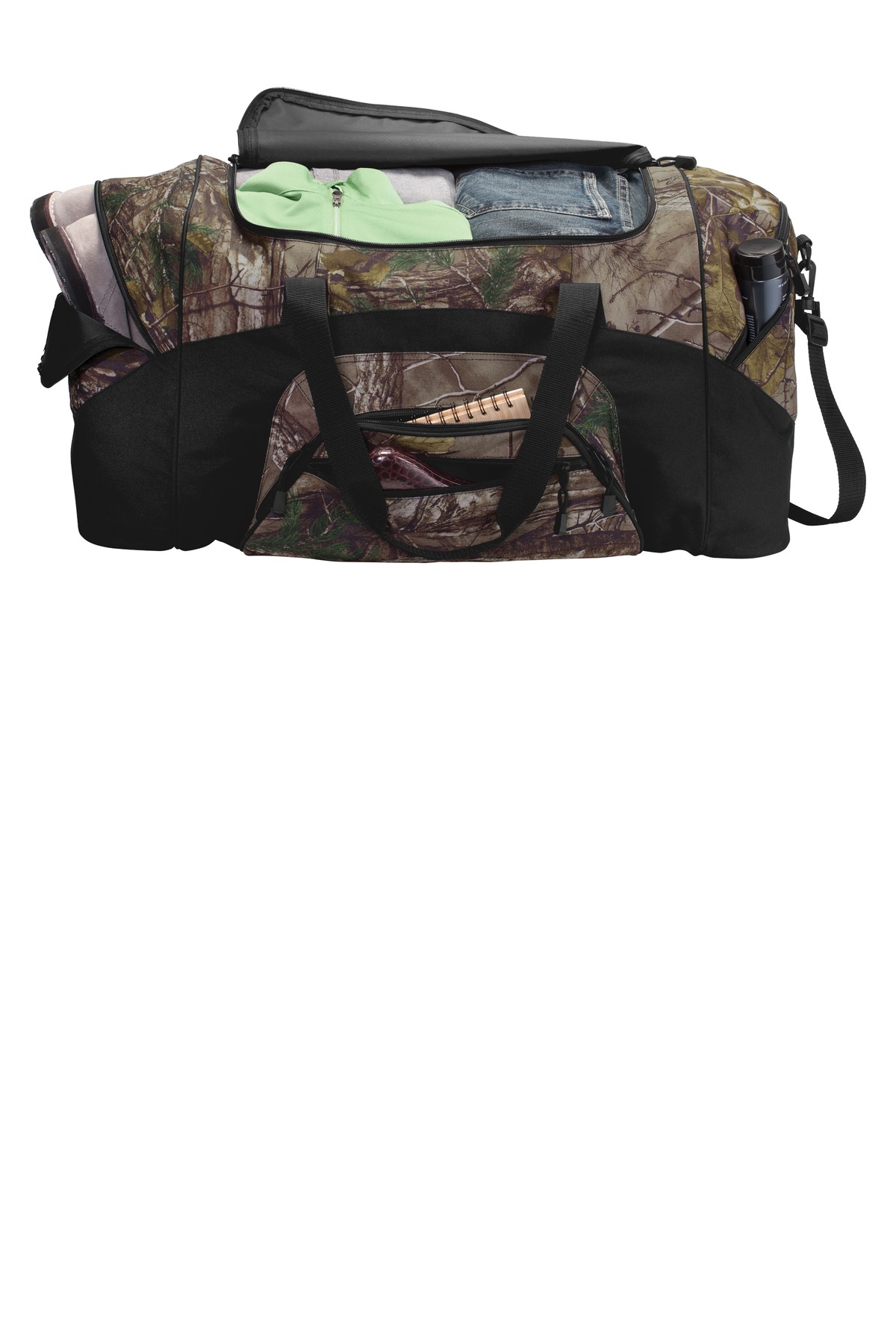 Camouflage Colorblock Sport Duffel