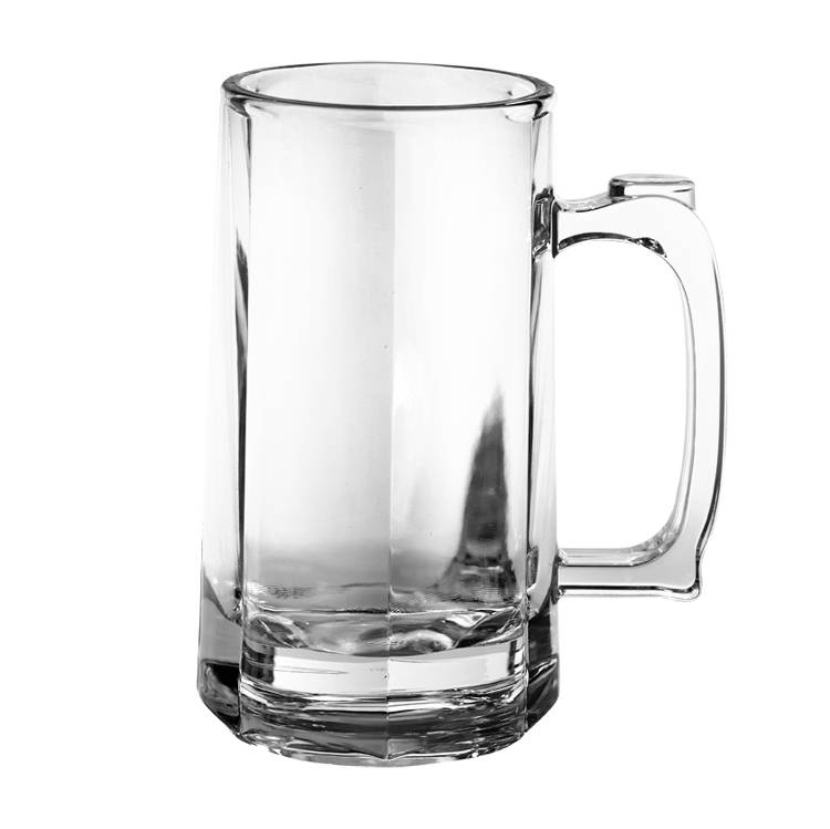 Beer Acrylic Clear Plastic Mug w/ Handle 7