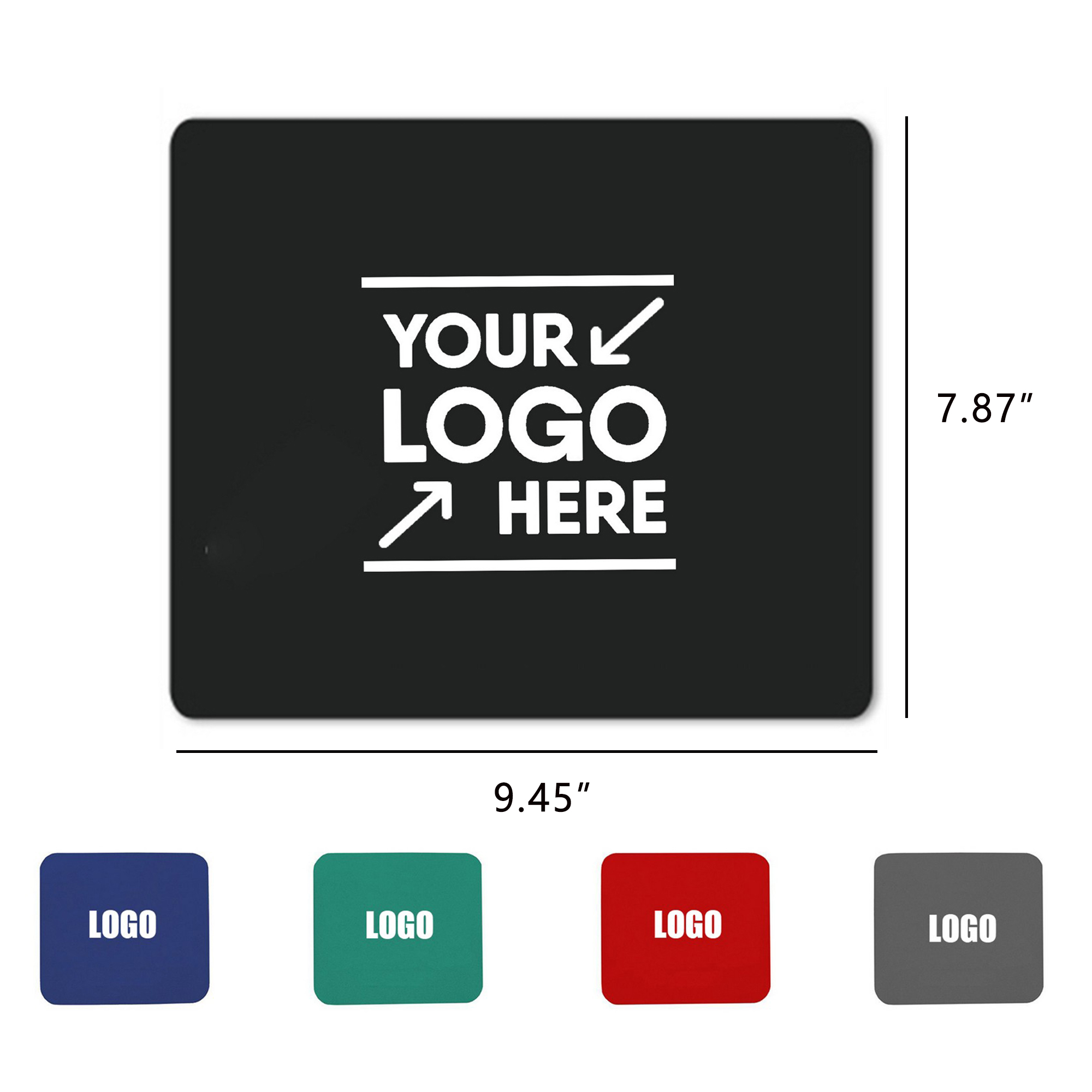 Rubber Non-Slip Mouse Pad With Lock Edge 5