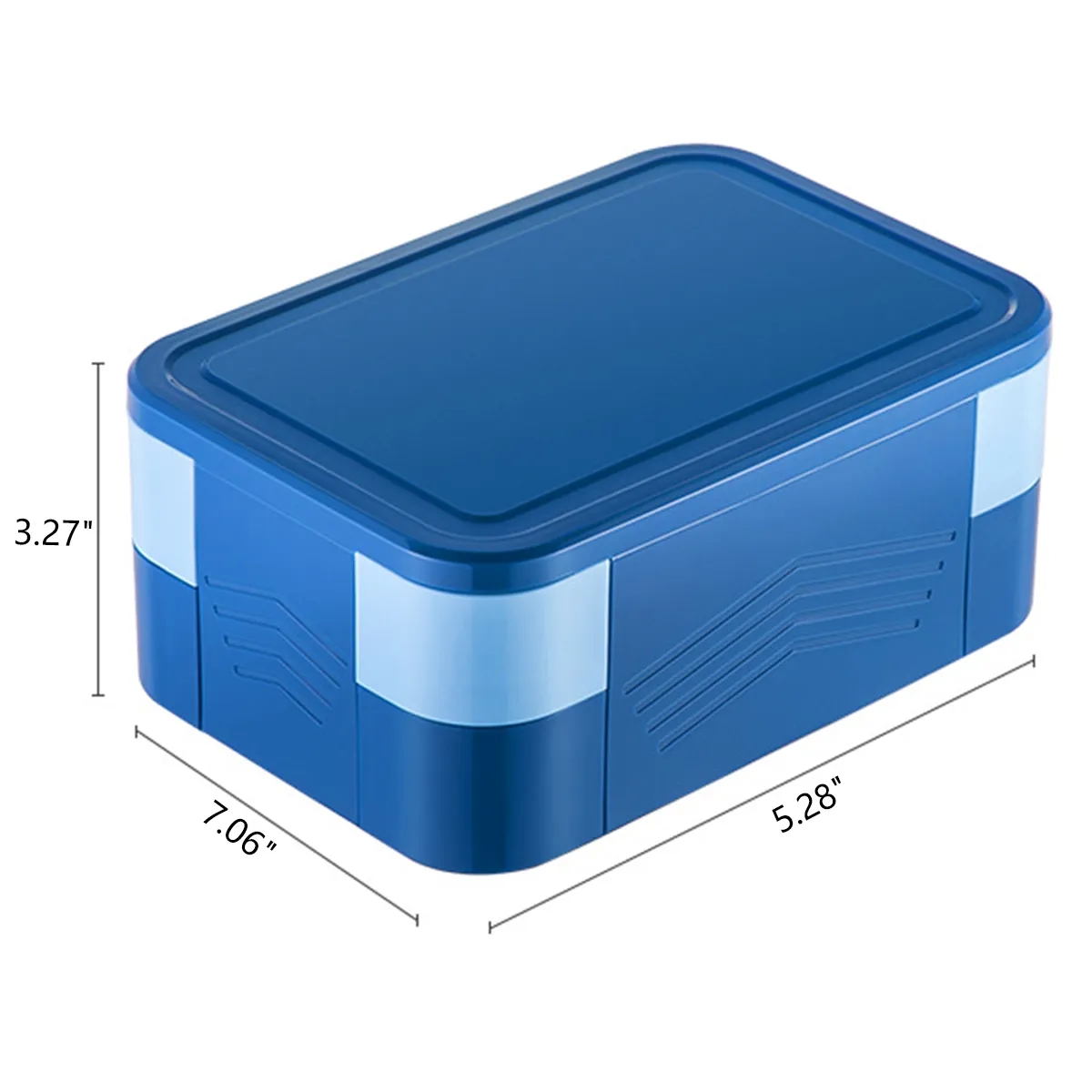 Double Bento Lunch Box with Leakproof Sauce Containers 5